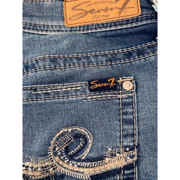 Seven Denim Jean Shorts Size 10 - Picture 8 of 12